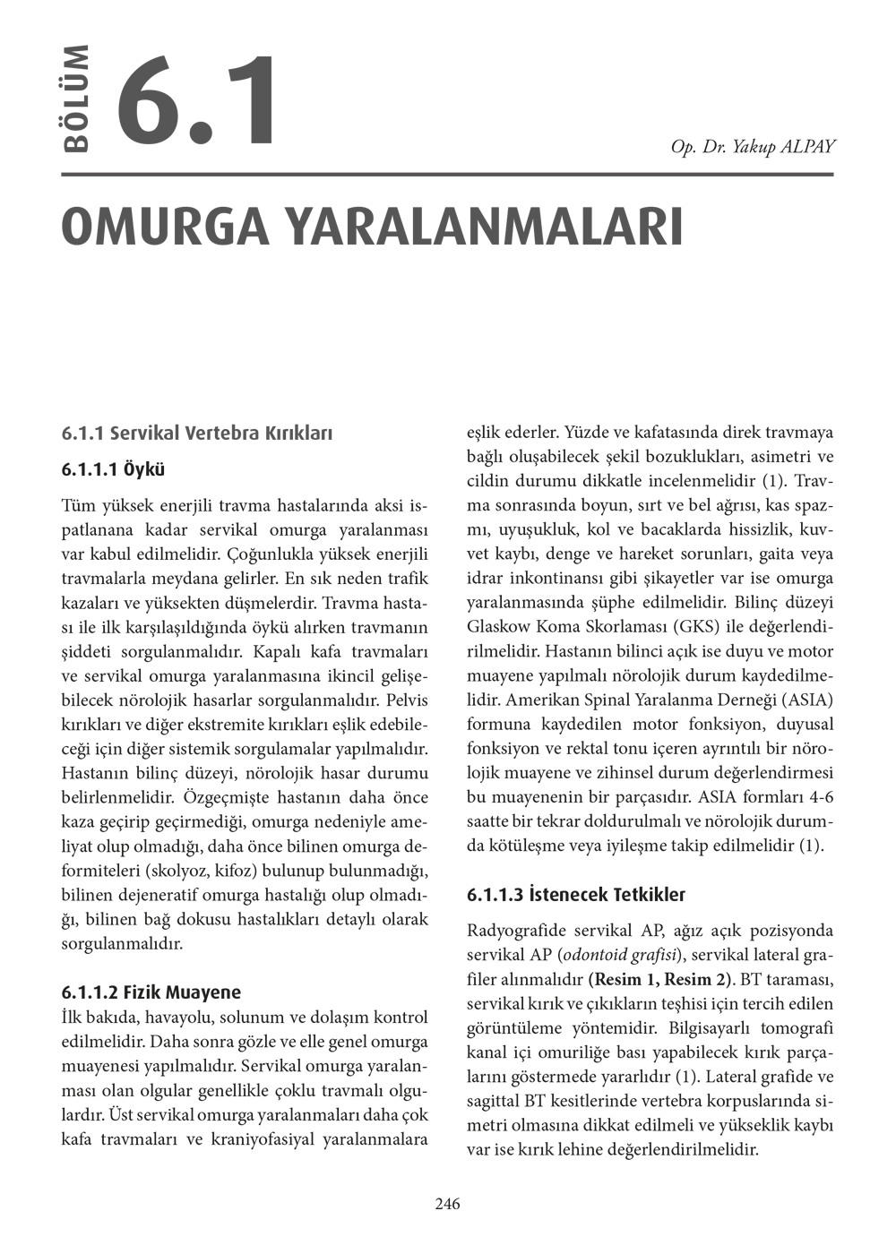 Ortopedi ve Travmatoloji Kitabı Bölüm 6